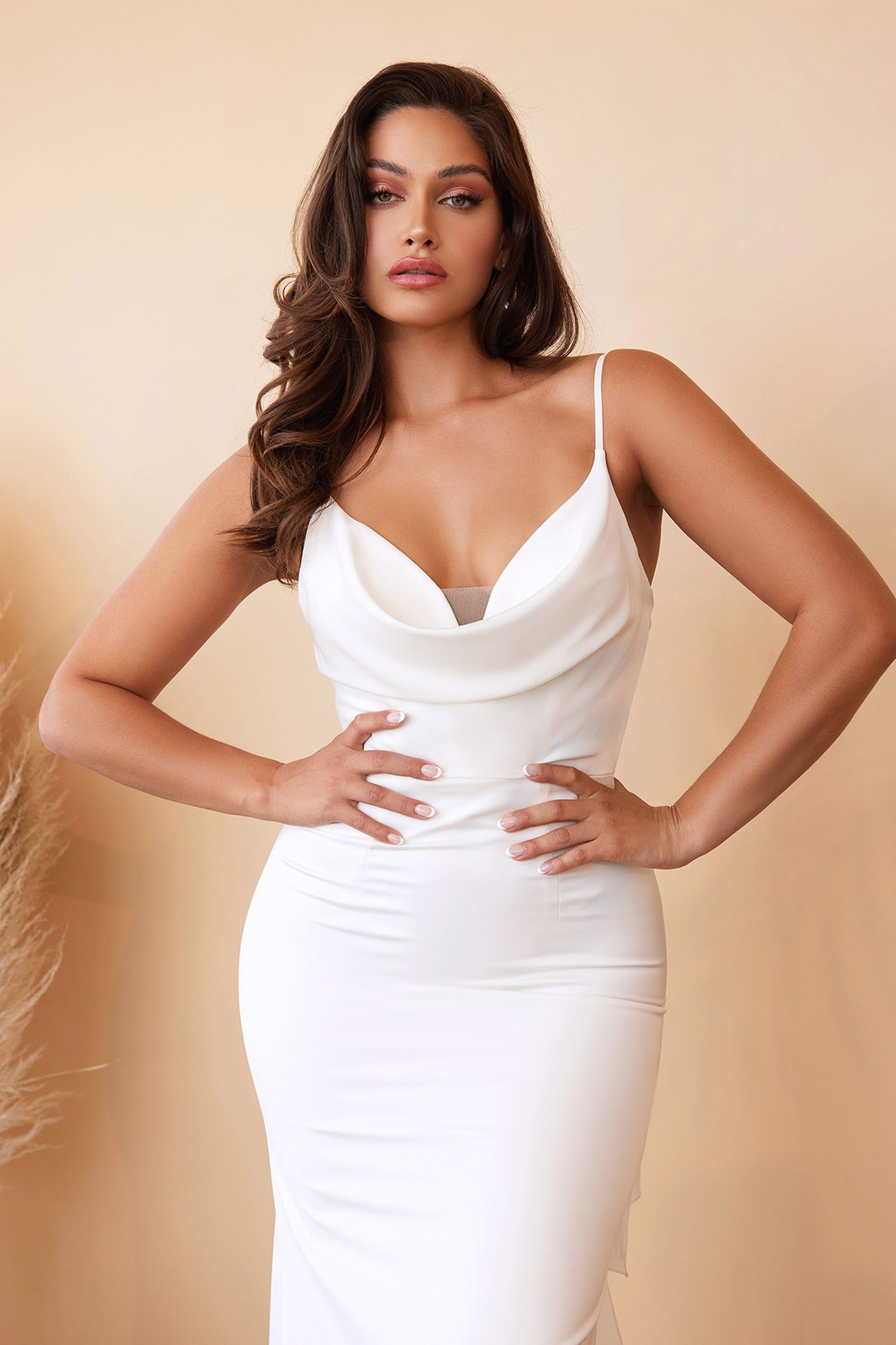 LaDivine 7487W Mermaid Long Wedding Dress