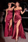 Prom Dresses Long Off Shoulder Evening Gown Burgundy