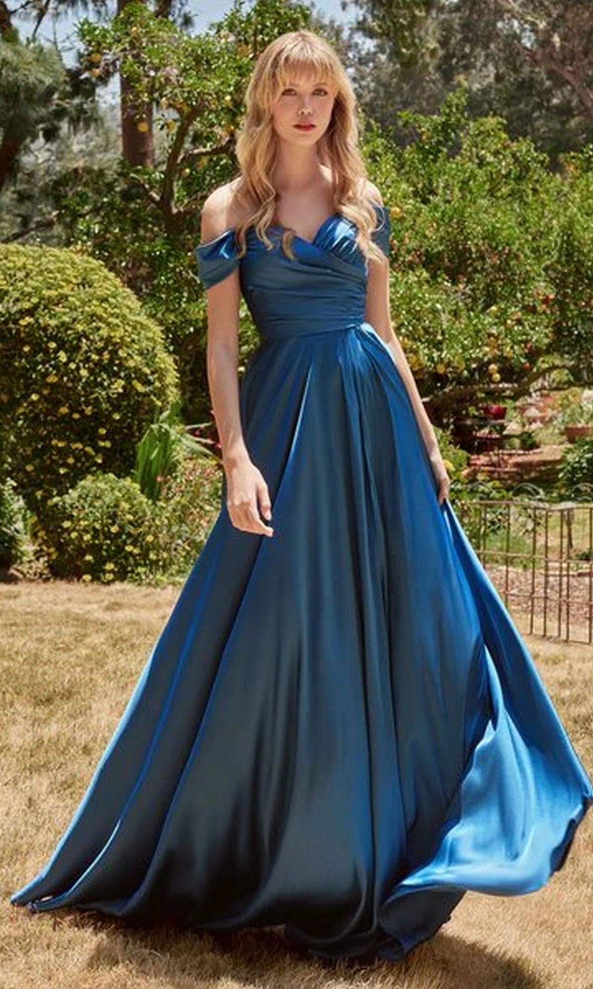 LaDivine 7493 Long Formal A Line Slit Prom Dress - Mauve Rose / 12 LaDivine 7493 Long Formal A Line Slit Prom Dress - Mauve Rose / 12