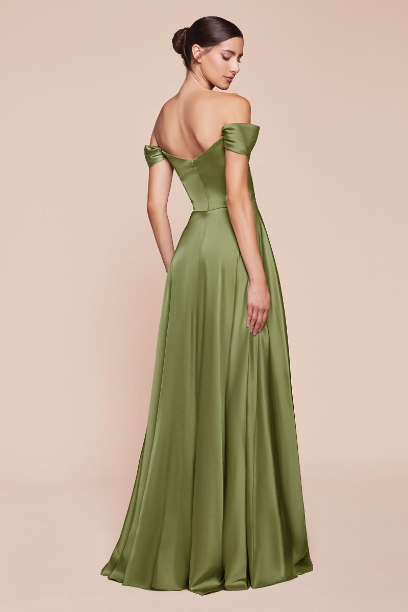 Prom Dresses Plus Size Long Off Shoulder Dress Greenery