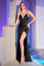 LaDivine 7494 Long Fitted Prom Dress