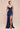 Prom Dresses Long Formal Fitted Slit Corset Prom Dress Navy