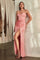 Prom Dresses Formal Long Fitted Bustier Prom Dress Light Coral