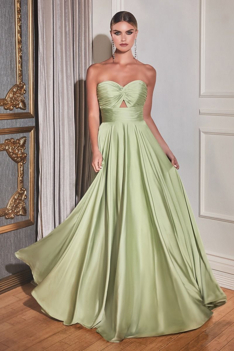 Sage 6 Cinderella Divine 7496 Long Strapless Prom Dress Sale