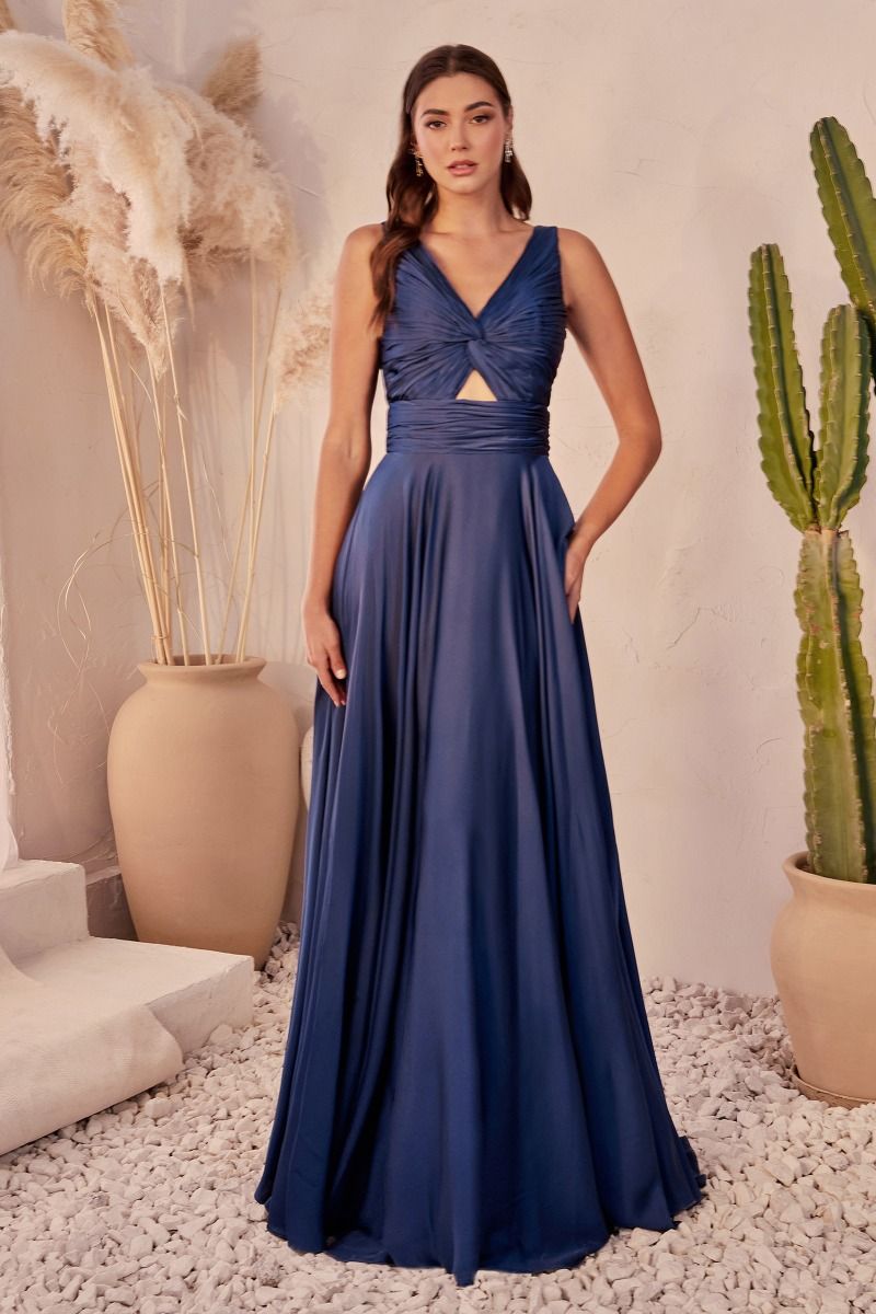 LaDivine 7497 Long Formal Prom Dress - Mauve Rose / 4 LaDivine 7497 Long Formal Prom Dress - Mauve Rose / 4