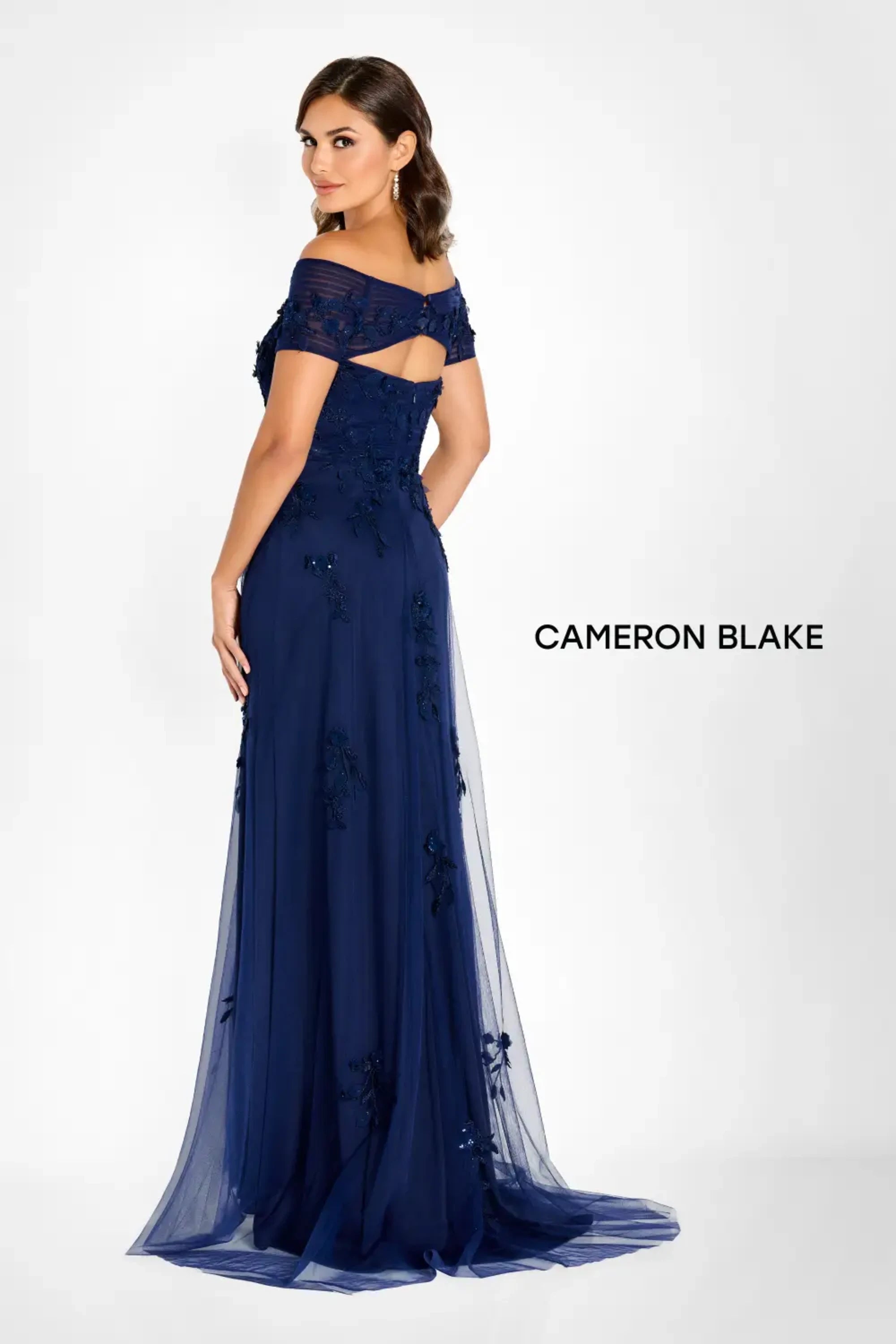 Formal Dresses A Line Beaded Long Formal Sequin Dress Navy Blue