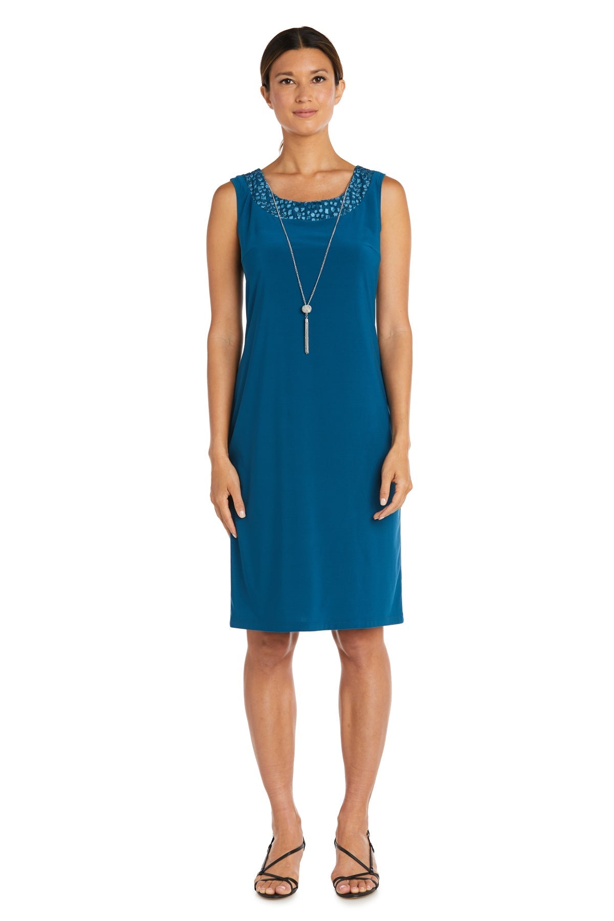 R&M Richards 7597P Short Velvet Mother of the Bride Petite Jacket Dress