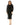 Cocktail Dresses Long Sleeve Sequins Gartered Waist Midi Dress Black