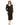 Cocktail Dresses Sequins Long Sleeve Midi Formal Dress Black