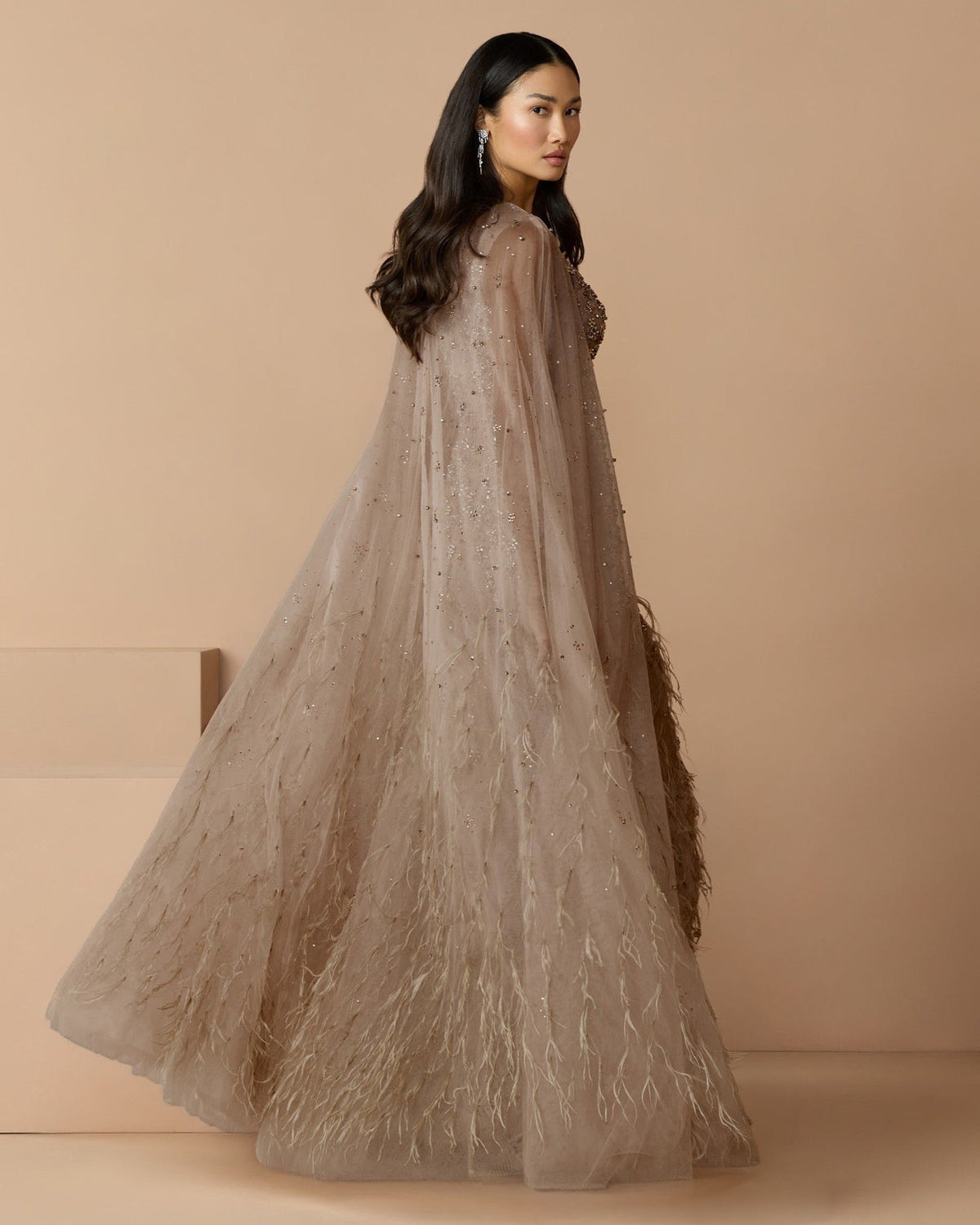 Illusion Floor-Length Tulle Occasion Mermaid Mac Duggal 77104