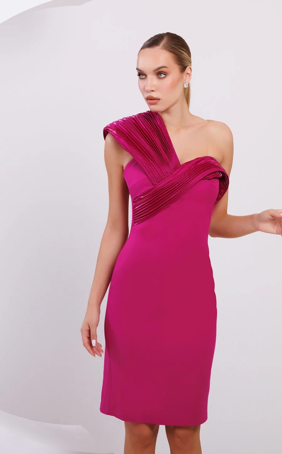 Odrella 7731 Fitted Short Cocktail Mini Dress