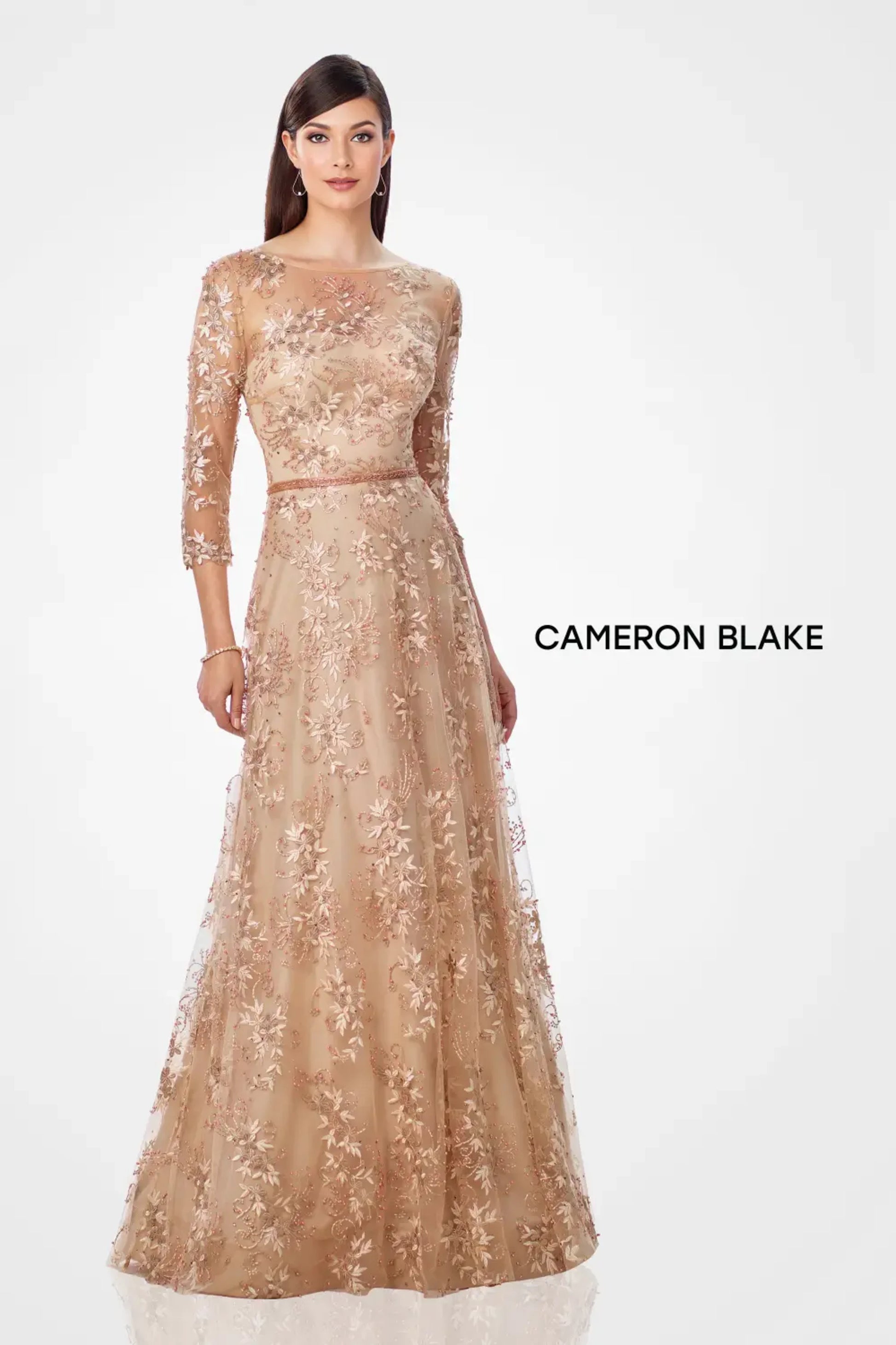 Cameron Blake 118682 Formal Long Mother of the Bride A Line Dress
