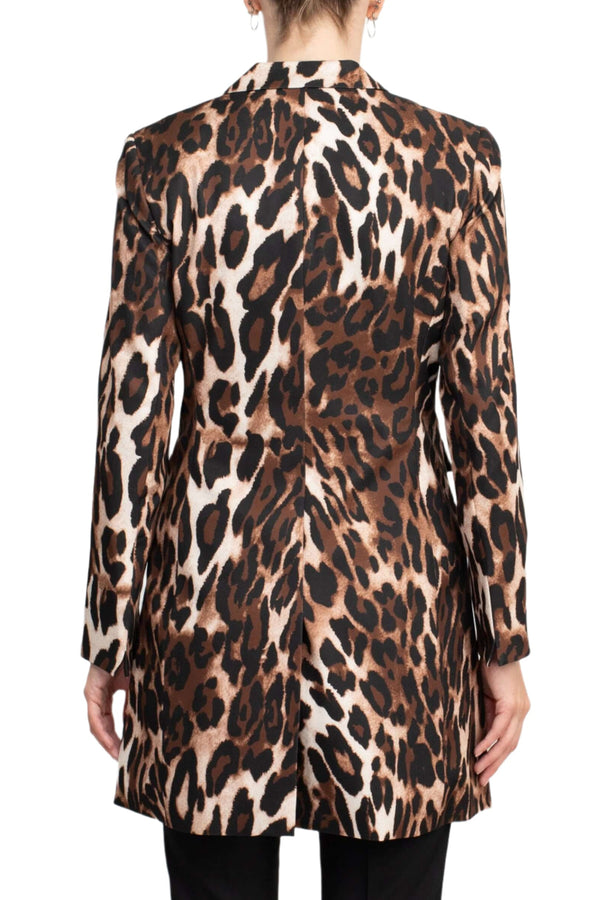 John Meyer Collection 775P190 Long Formal Printed Two Button Pant Suit