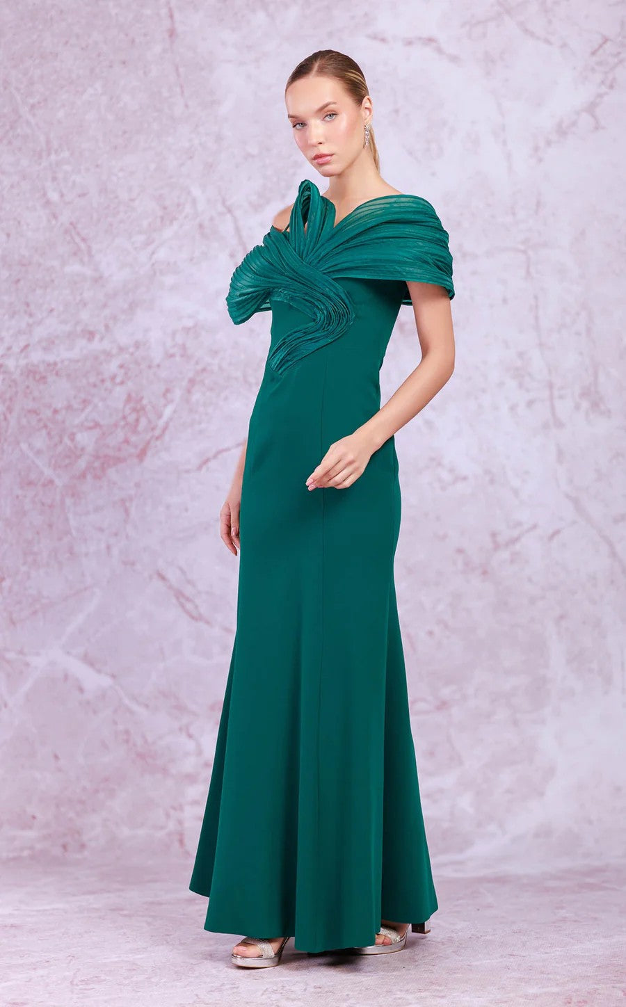 Odrella 7765 Fitted Long Formal Prom Mermaid Dress