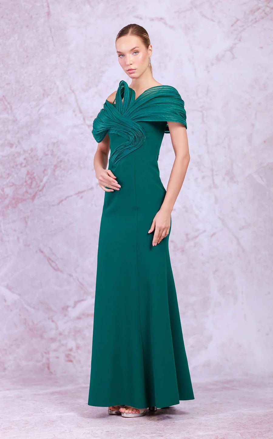 Odrella 7765 Fitted Long Formal Prom Mermaid Dress