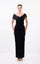 Prom Dresses Long Beaded Formal Fitted Prom Dress  Black