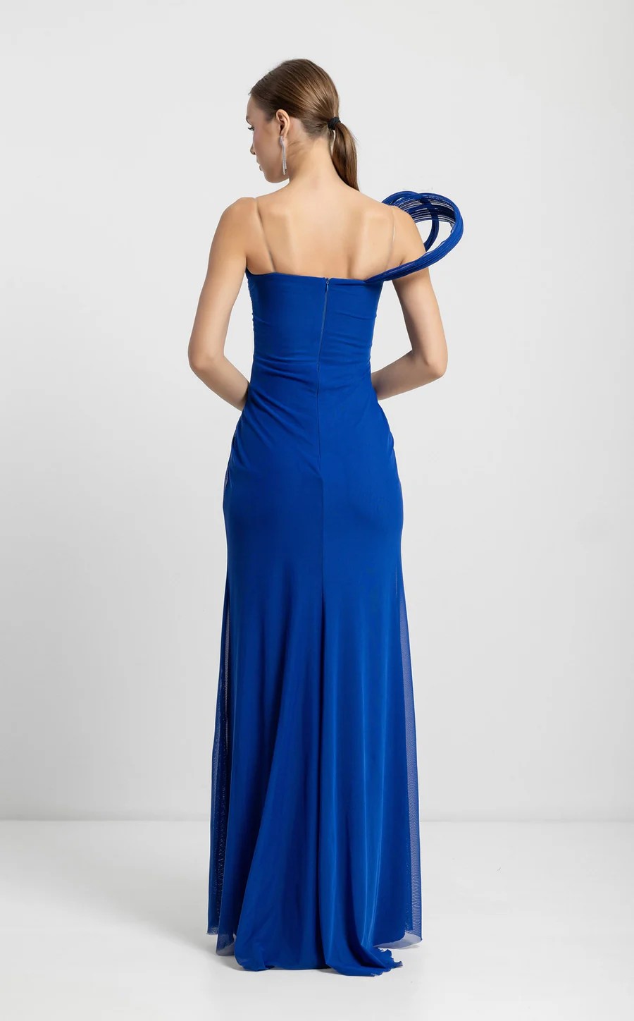 Odrella 7807 Long Formal Slit Prom Dress
