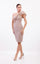 Cocktail Dresses Homecoming Short Fitted Cocktail Dress Greige