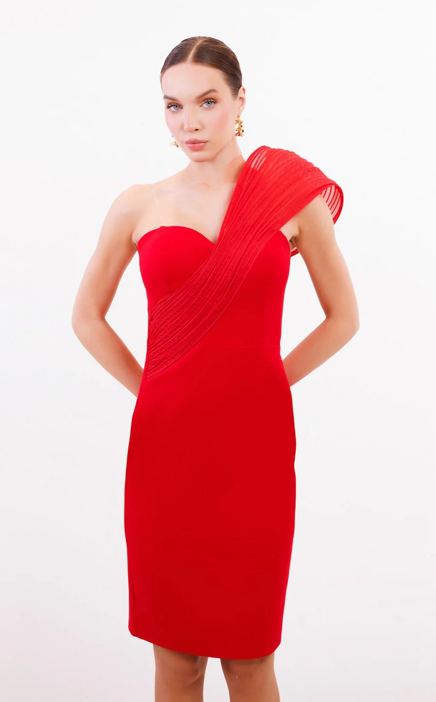 Odrella 7811 Homecoming Short Fitted Cocktail Dress