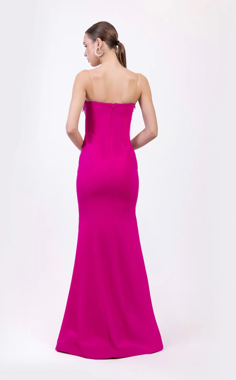 Odrella 7828 Long Formal Beaded Evening Prom Dress