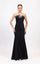 Prom Dresses Long Fitted Formal Beaded Prom Dress Black