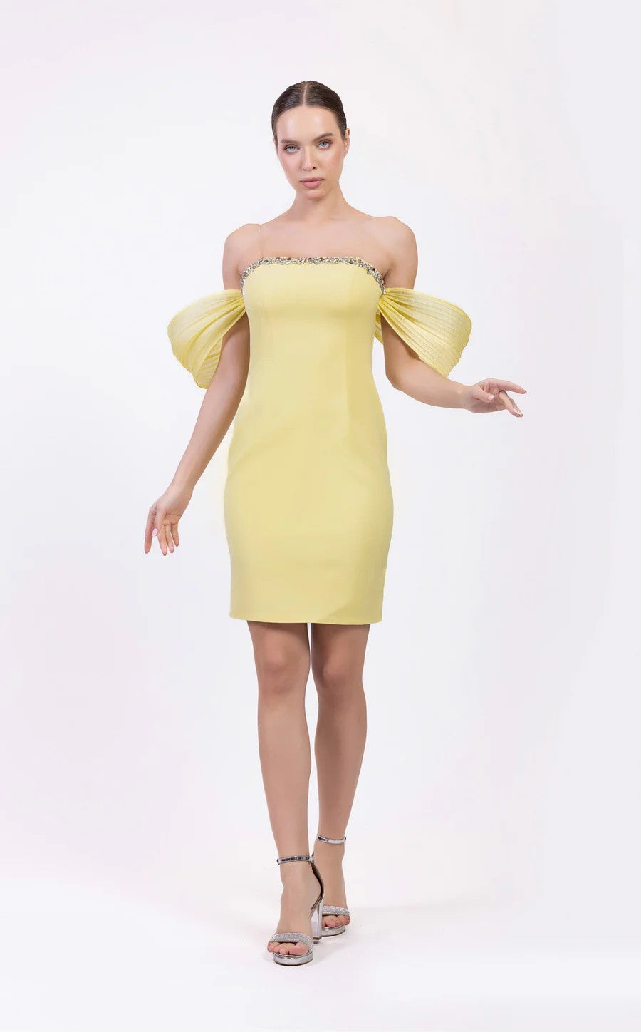 Odrella 7871 Homecoming Short Beaded Cocktail Dress