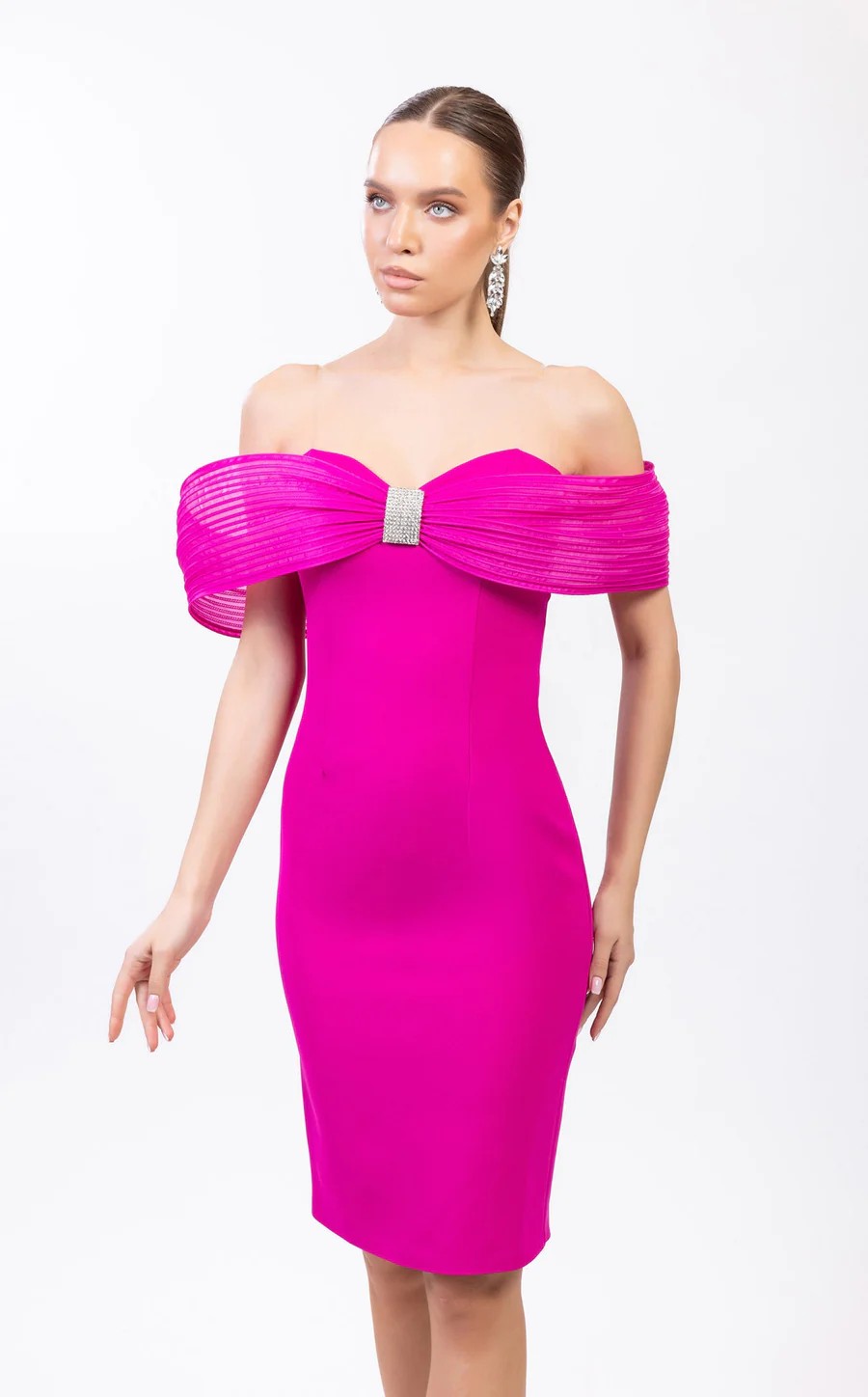 Odrella 7880 Short Homecoming Fitted Cocktail Knee Length Dress