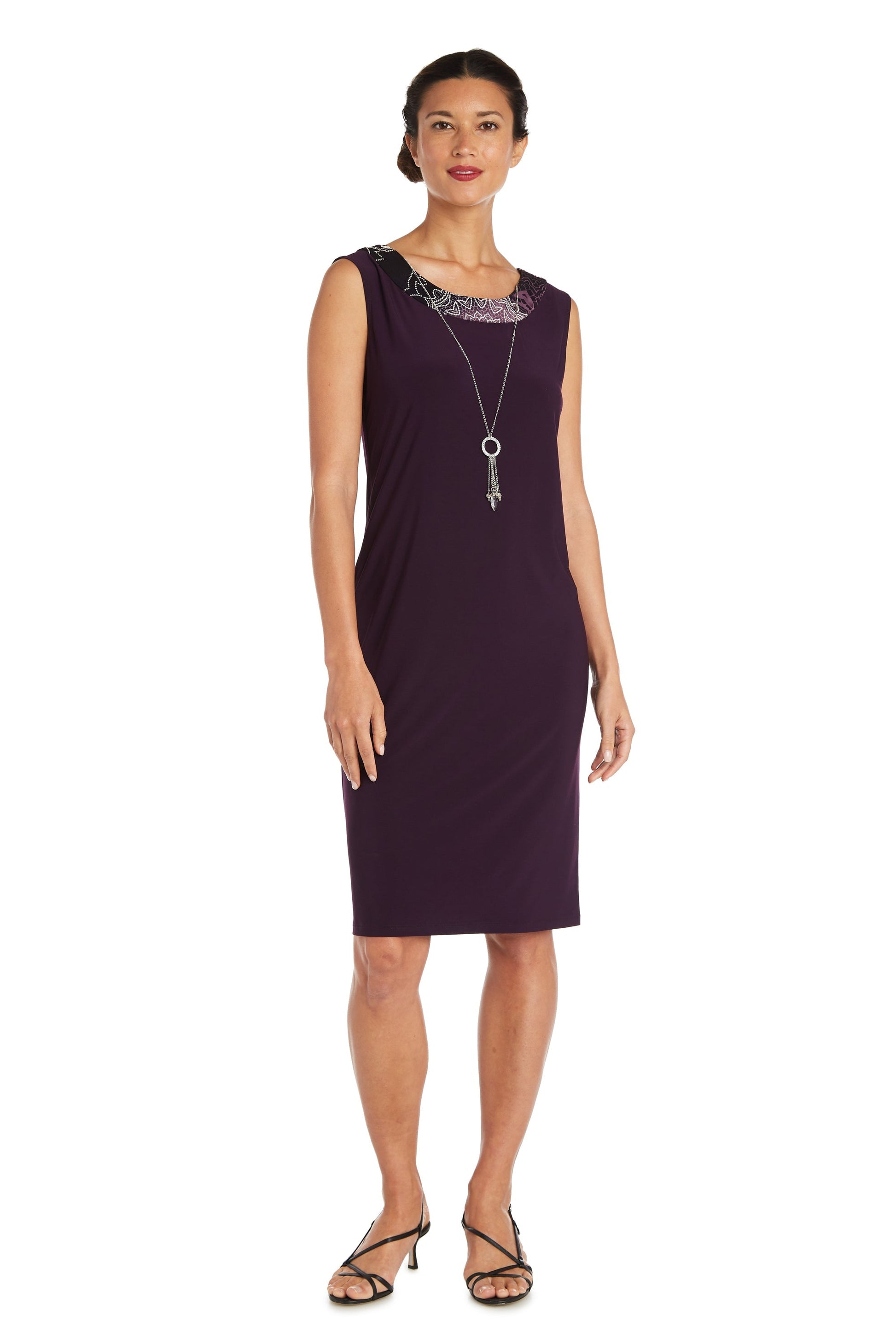 R&M Richards 7883P Short Mother of the Bride Petite Jacket Dress
