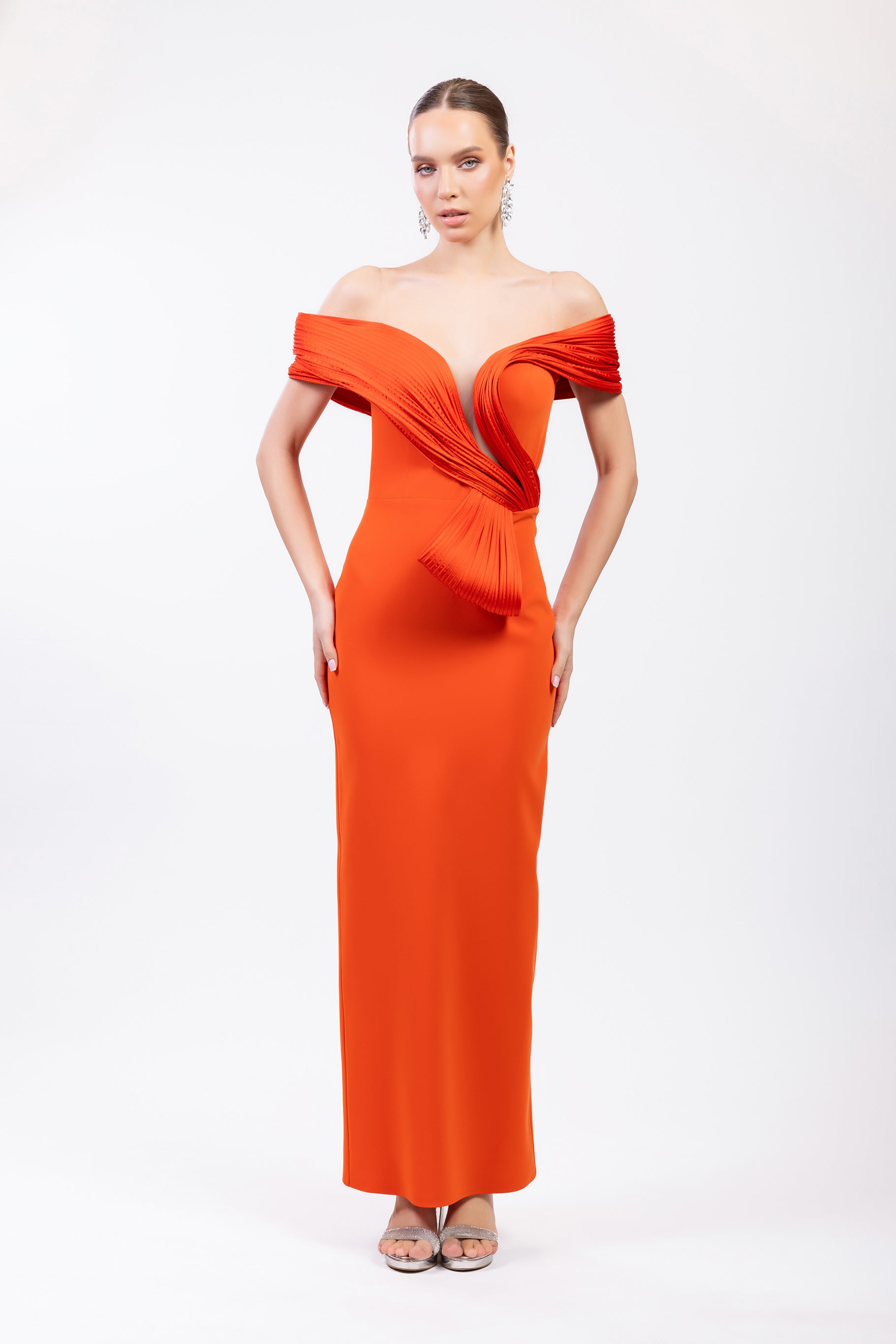Odrella 7884 Prom Long Fitted Evening Formal Dress