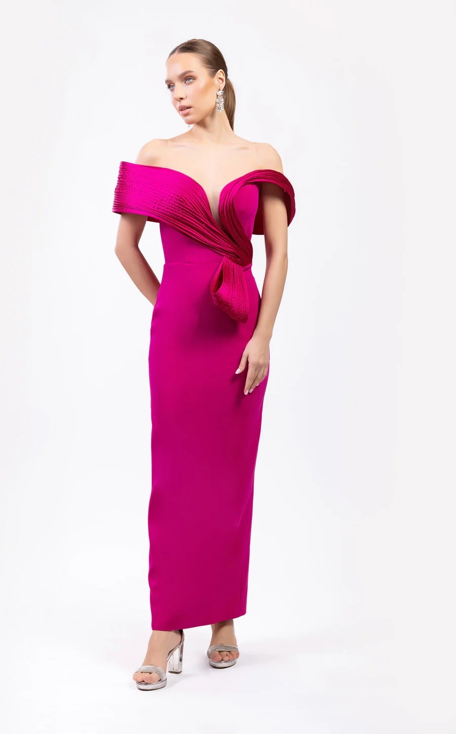 Odrella 7884 Prom Long Fitted Evening Formal Dress