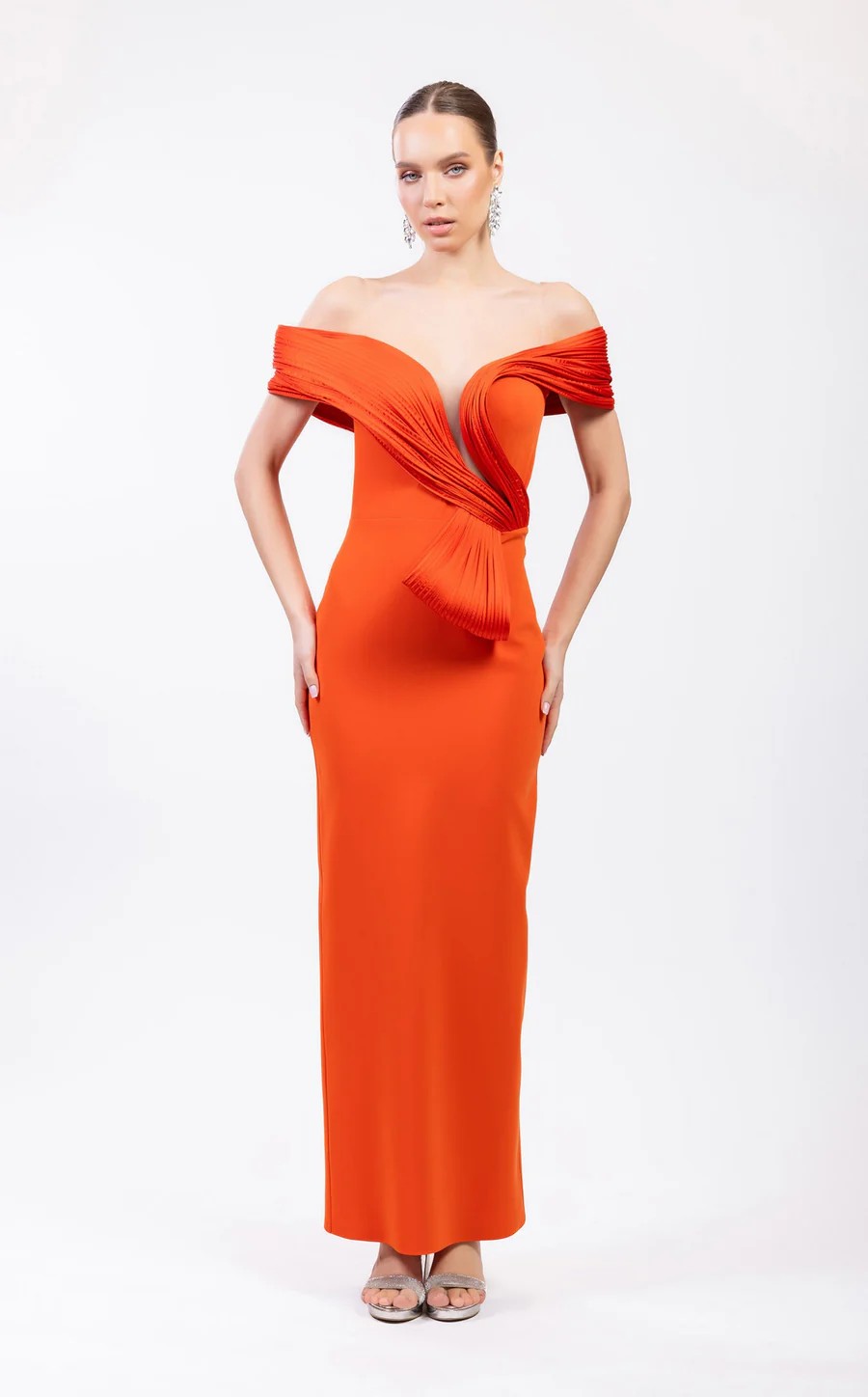 Odrella 7884 Prom Long Fitted Evening Formal Dress