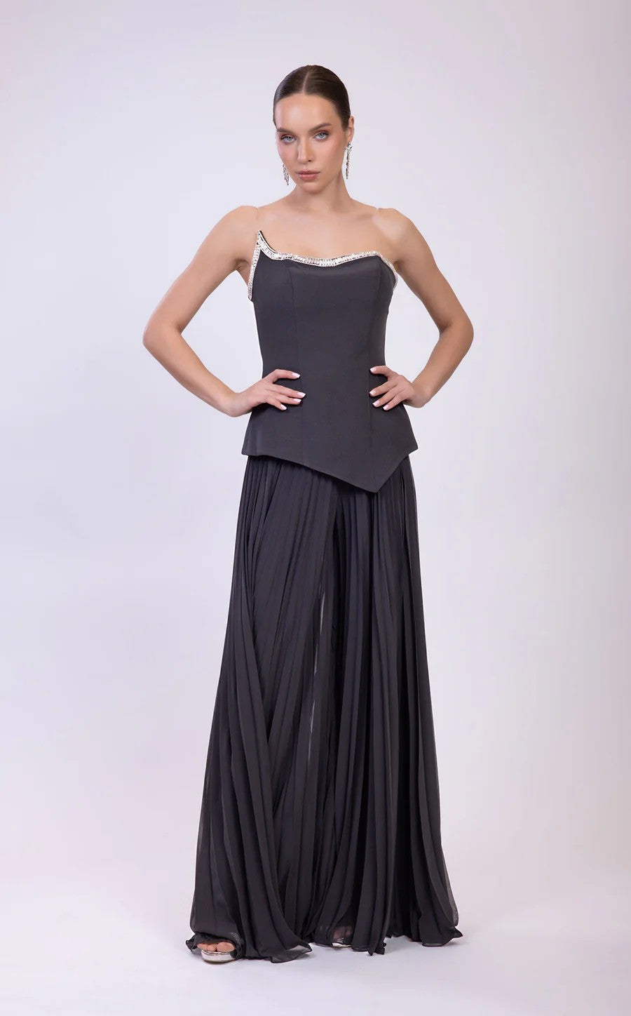 Odrella 7893 Prom Long Formal Evening Jumpsuit