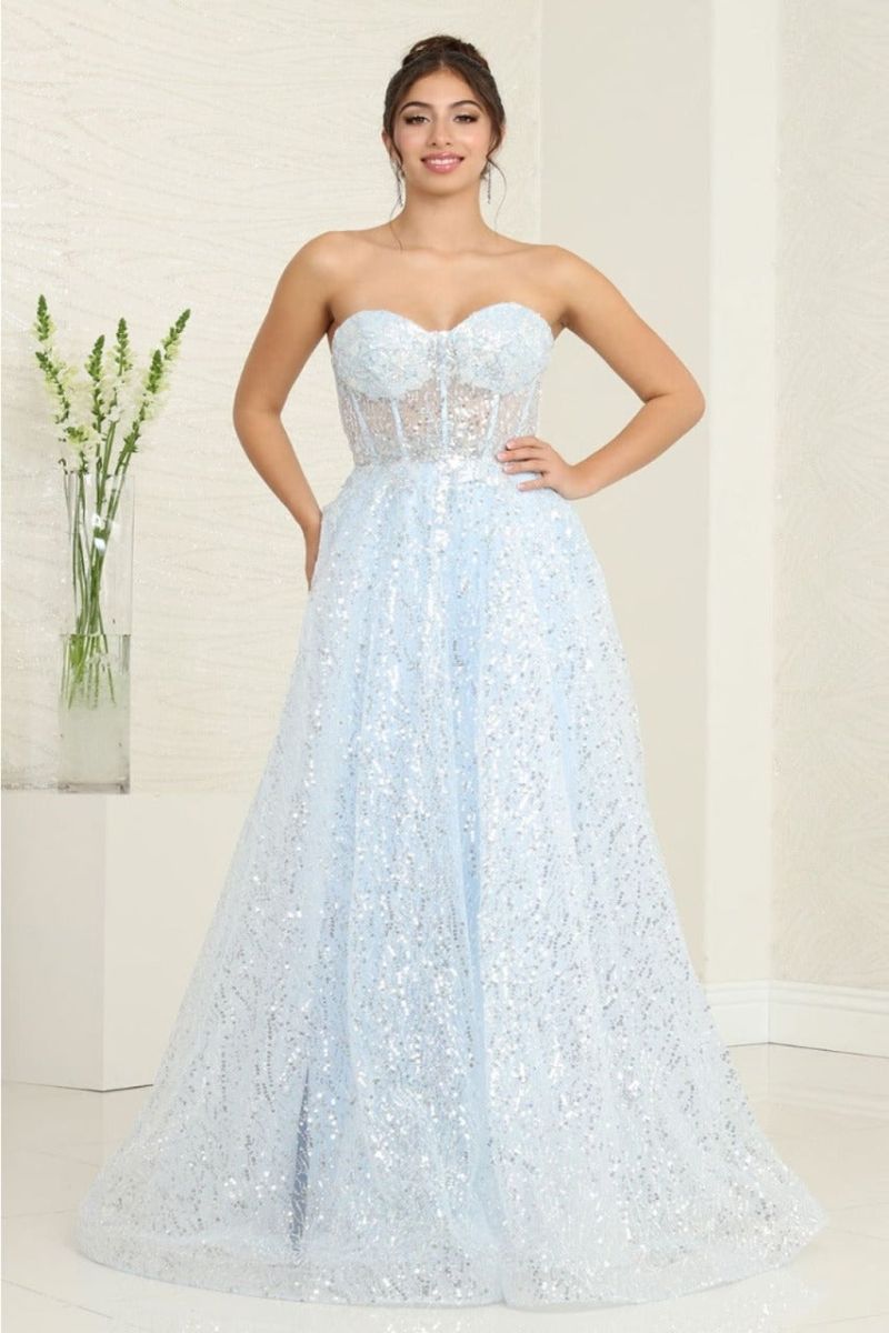 Sweetheart Tulle A-Line Prom Dress by May Queen – The Dress Outlet