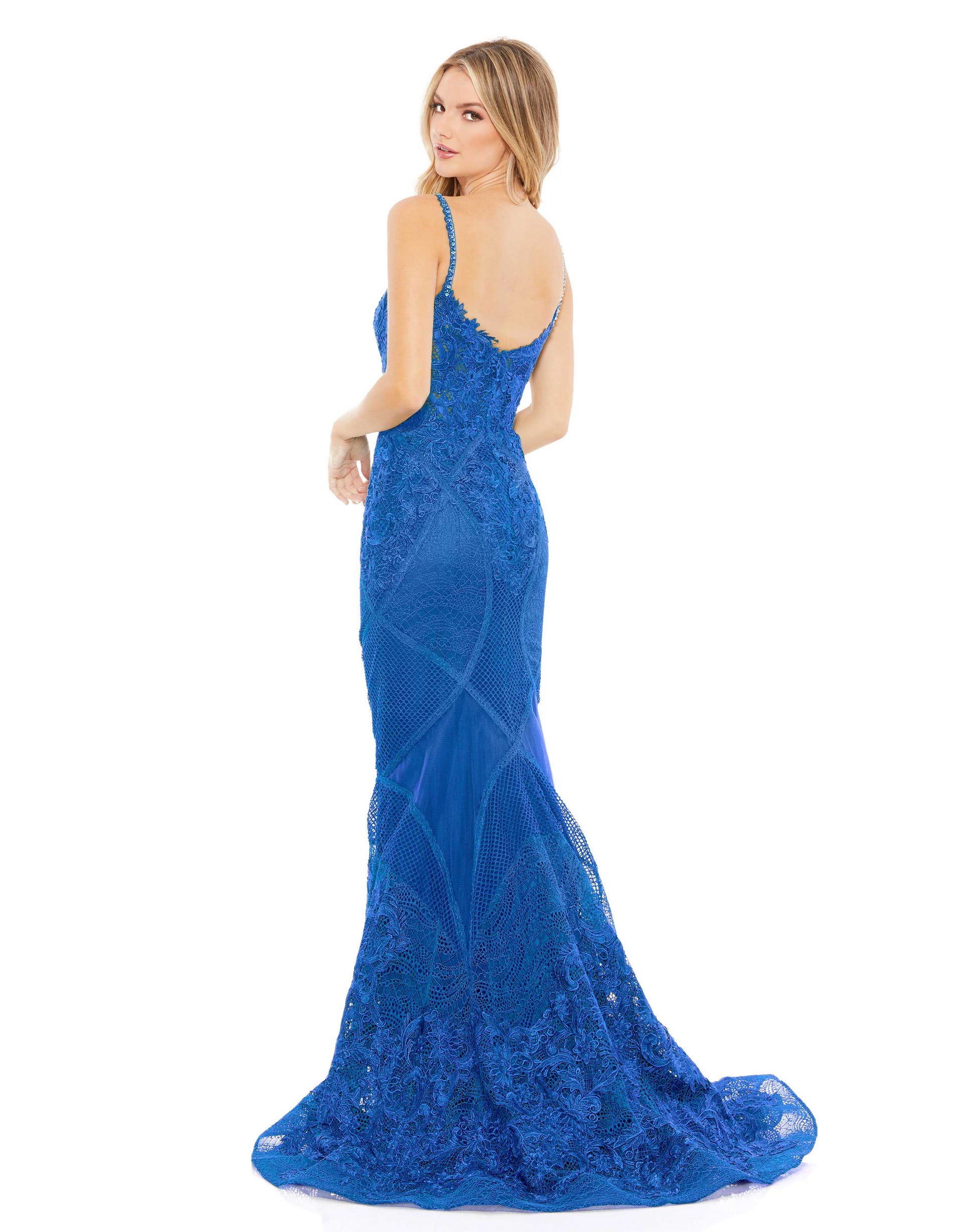 Mac Duggal 79082R Mermaid Long Formal Prom Gown