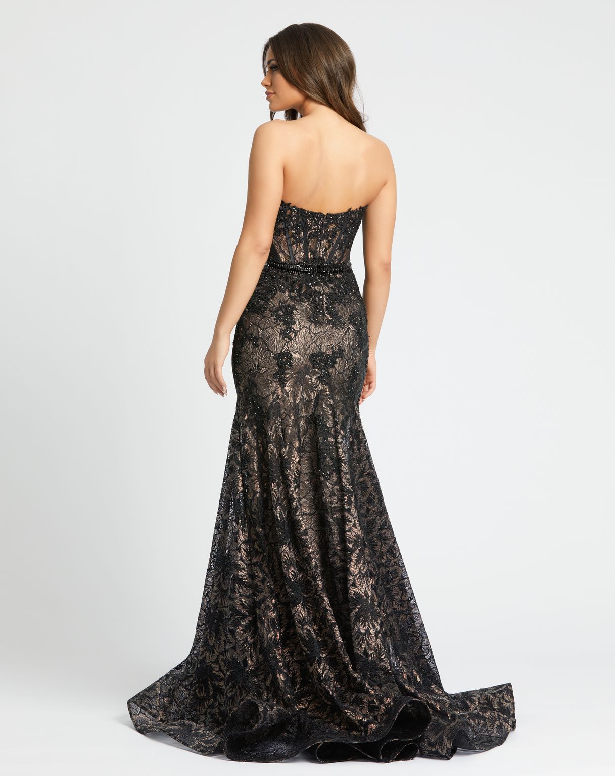 Mac Duggal 79308 Long Formal Prom Fitted Trumpet Dress