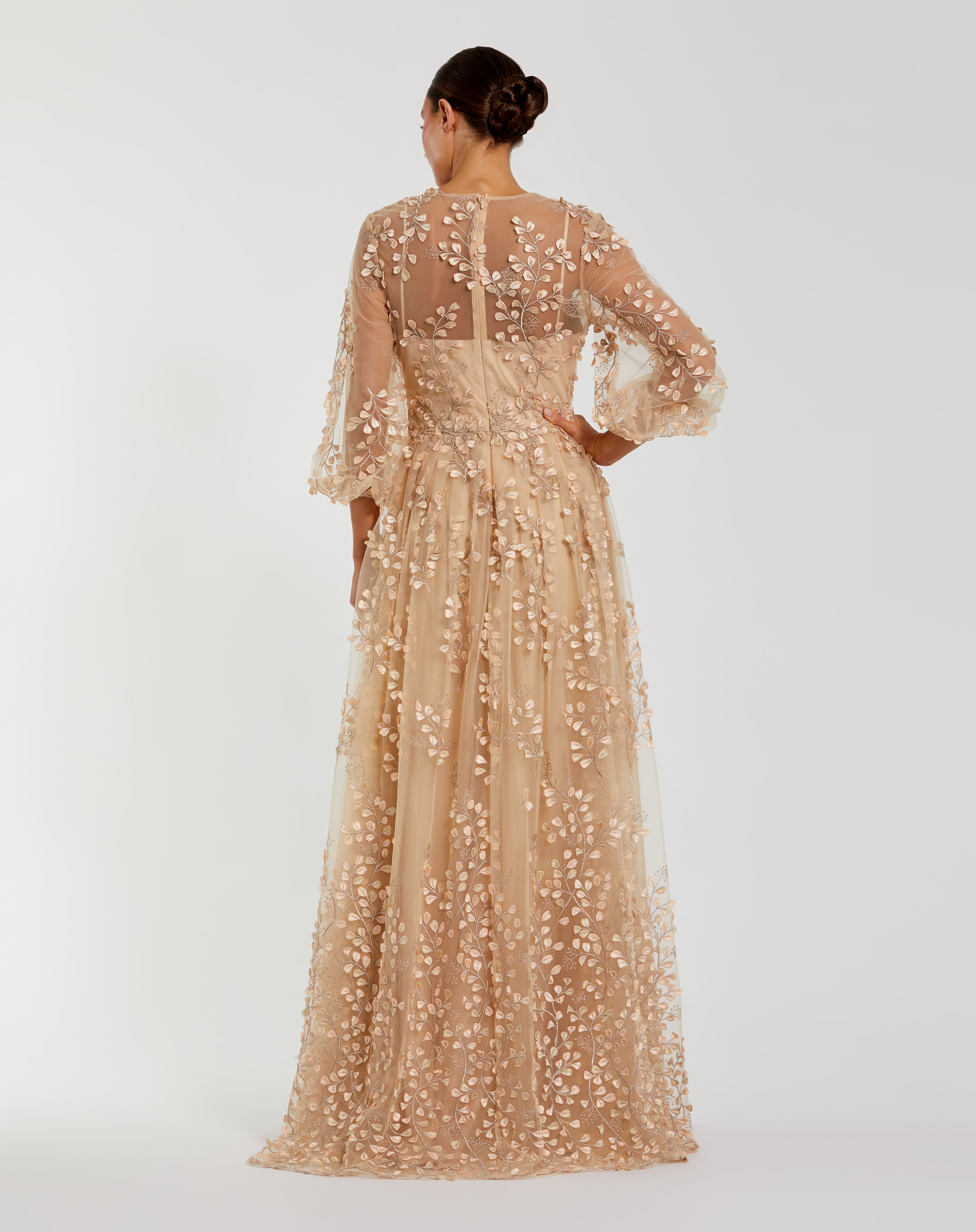 Prom Dresses Long Formal A Line Prom Gown Champagne