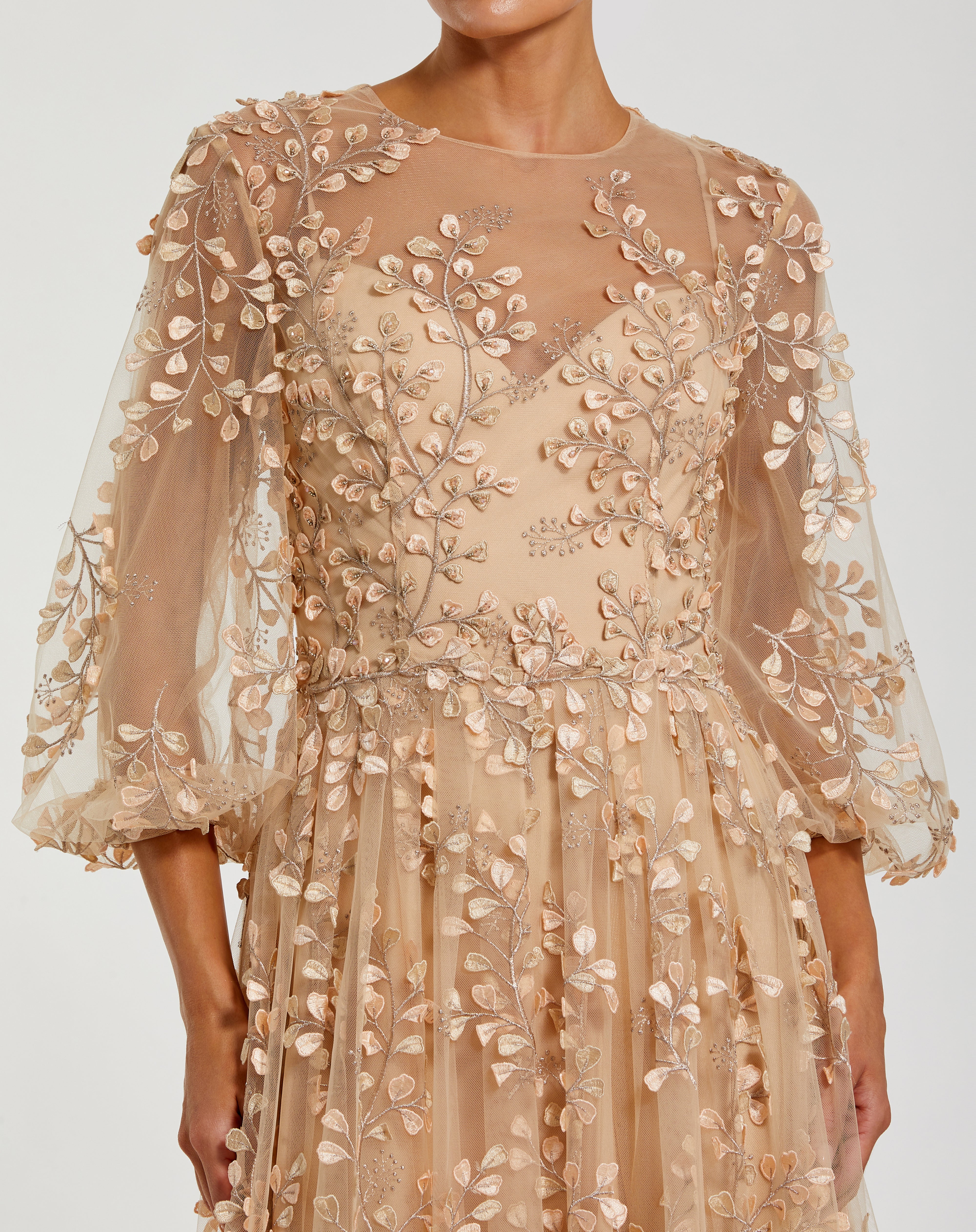 Prom Dresses Long Formal A Line Prom Gown Champagne