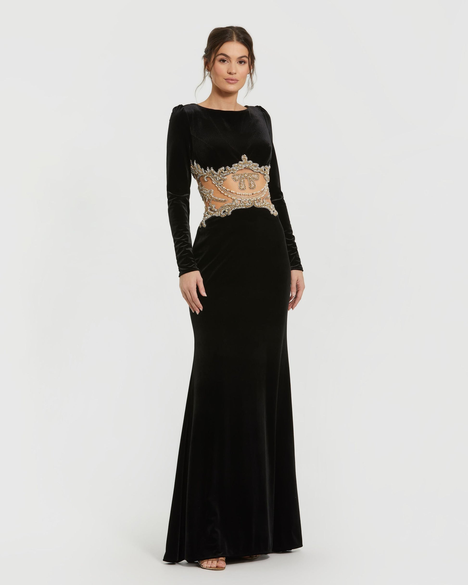 Mac Duggal 79445 Fitted Long Formal Evening Dress