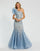 Formal Dresses Long Formal Evening Mermaid Dress Powder Blue