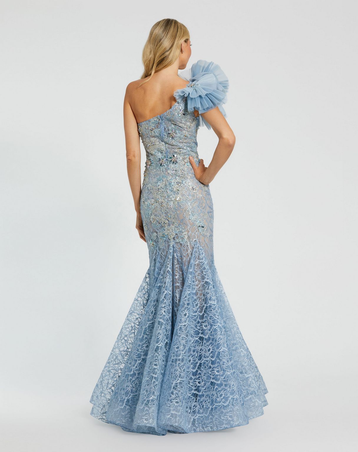 Mac Duggal 79456 Long Fitted Formal Evening Mermaid Dress