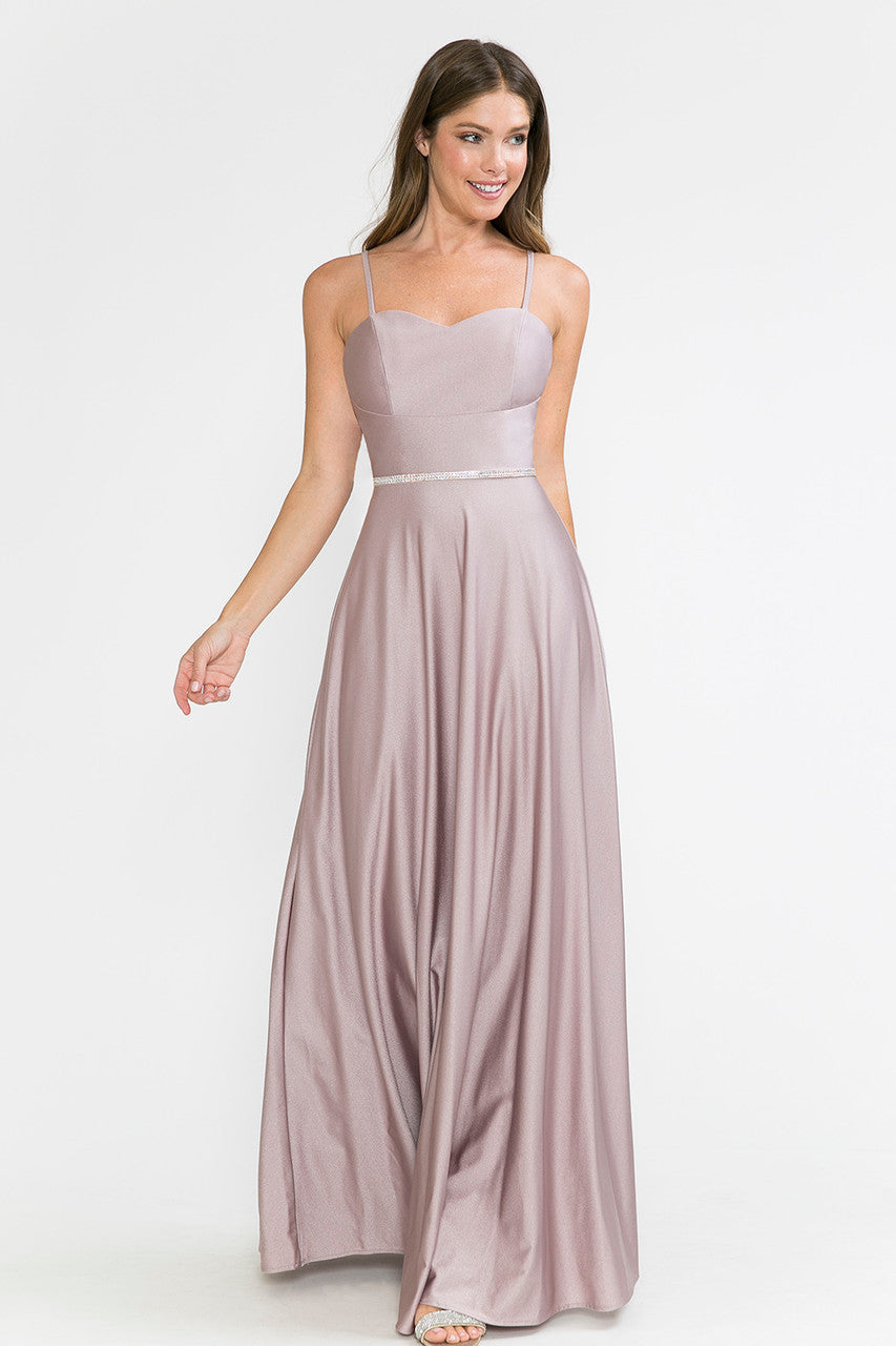 Prom Dresses Long Formal A Line Prom Dress Lenovia 5260 Dusty Rose