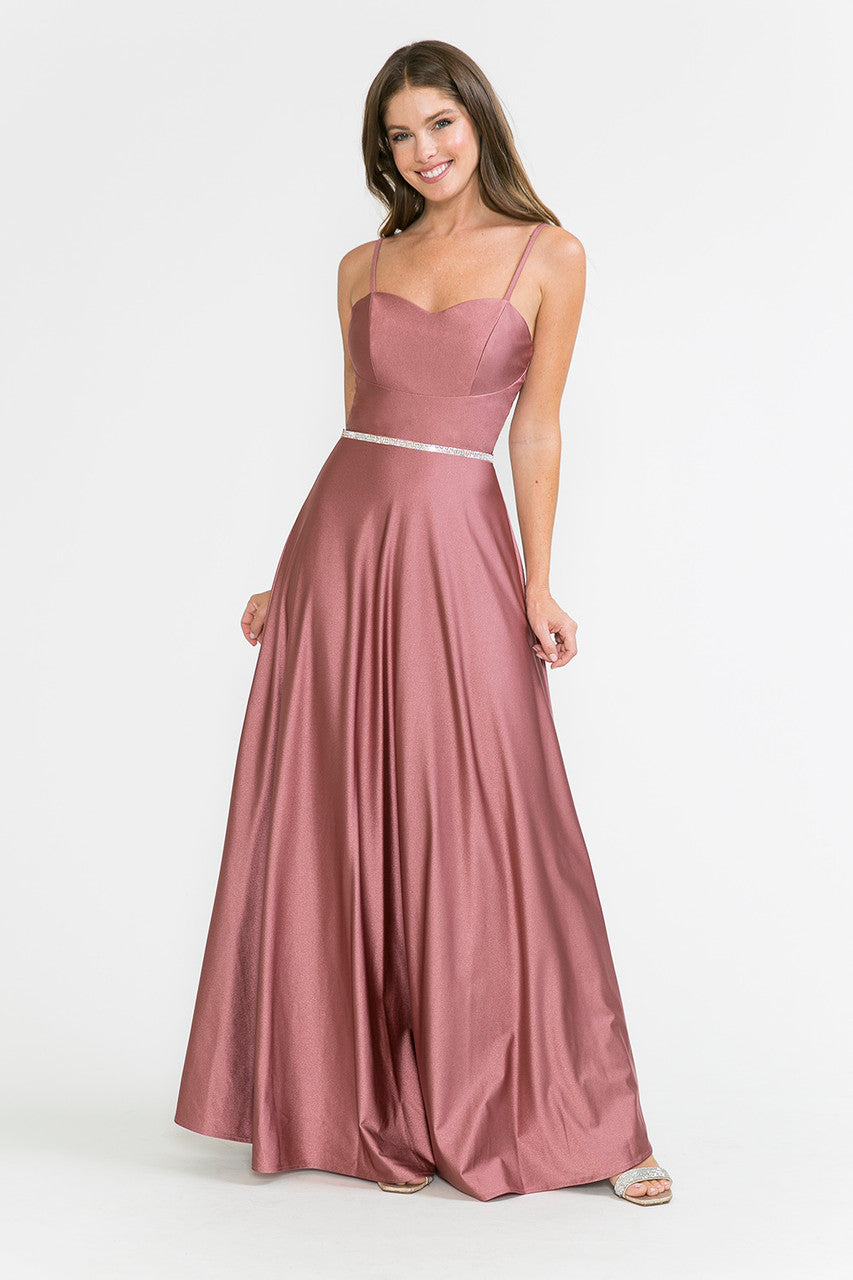 Prom Dresses Long Formal A Line Prom Dress Lenovia 5260 Mauve