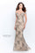 Formal Dresses Beaded Lace Long Formal Evening Dress Champagne/Multi
