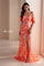 Prom Dresses Fitted Long Formal Feather Prom Dress Coral