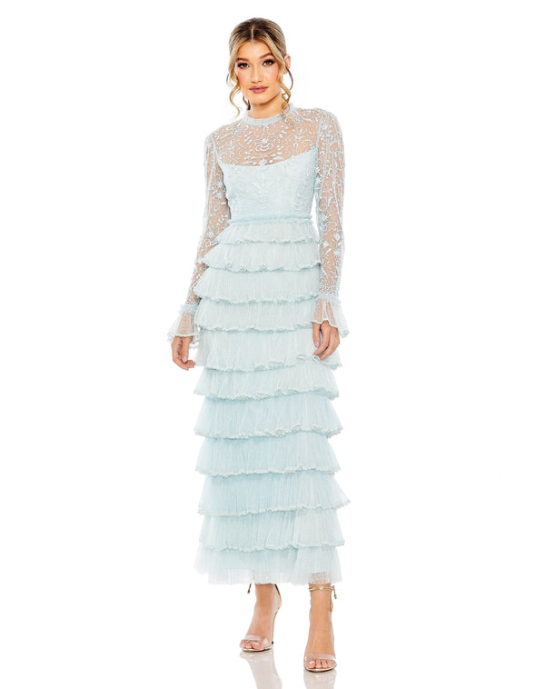 Long Sleeve Formal Dress Long Sleeves Mac Duggal 8003