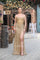 Prom Dresses Prom Fitted Long Formal Sequin Dress Gold