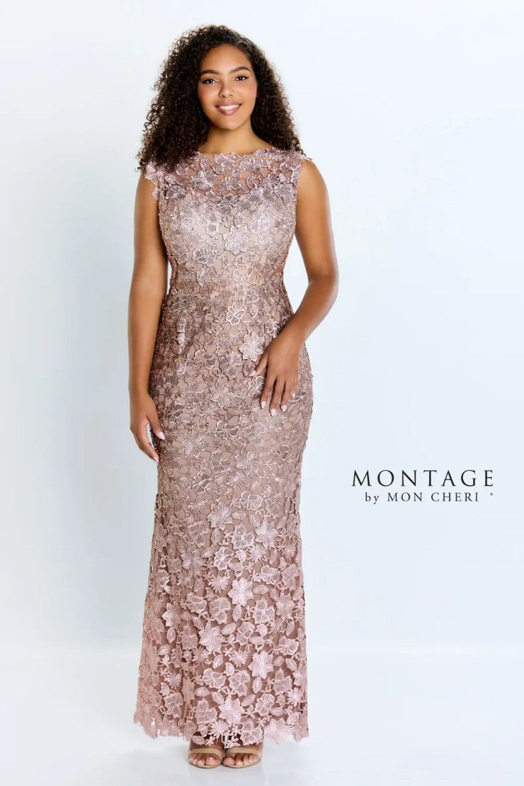 Montage 119958 Long Lace Gown Mother of the Bride Dress