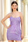 Homecoming Dresses Beaded Short Fitted Cocktail Homecoming Dress Peri