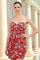 Homecoming Dresses Homecoming Short Fitted Beaded Sequin Mini Dress Red