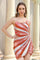 Homecoming Dresses Sequins Homecoming Short Fitted Mini Dress Burnt Orange